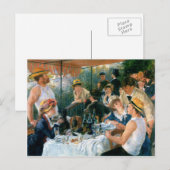 Renoir's Luncheon of the Boating Party (1881) Briefkaart (Voorkant / Achterkant)