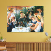 Renoir's Luncheon of the Boating Party (1881) Canvas Afdruk (Insitu (Woonkamer))
