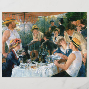 Renoirs Luncheon of the Boating Party (1881) Flyer
