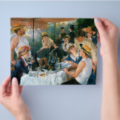 Renoir's Luncheon of the Boating Party (1881) Flyer (Hand)