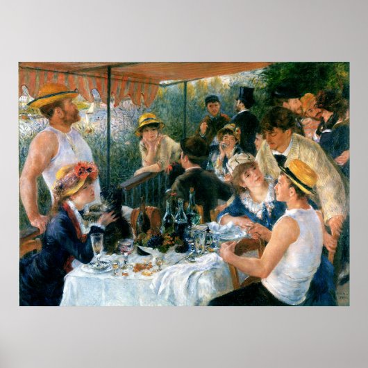Renoir's Luncheon of the Boating Party (1881) Poster (Voorkant)