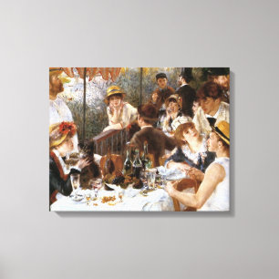 Renoir's "Luncheon of the Boating Party" Canvas Afdruk