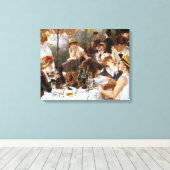 Renoir's "Luncheon of the Boating Party" Canvas Afdruk (Insitu (Houten vloer))