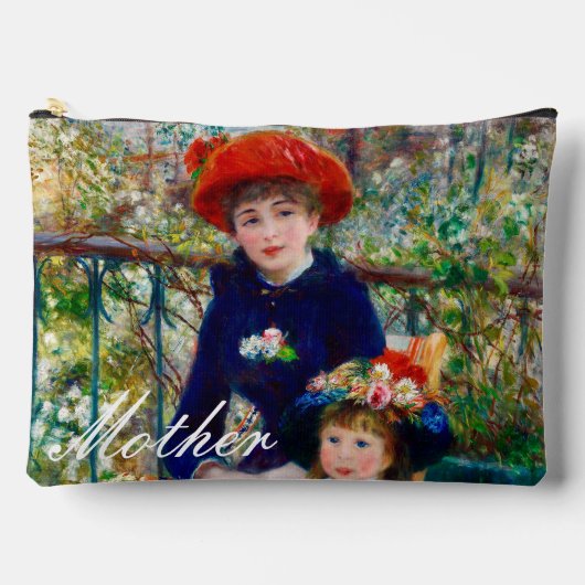 Renoir's moeder en kind print gesneden naaitas etui (Voorkant)