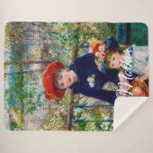 Renoir's Moeder en Kind Sherpa Deken (Voorkant (horizontaal))