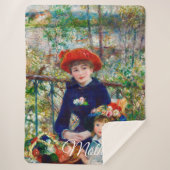 Renoir's Moeder en Kind Sherpa Deken (Voorkant)