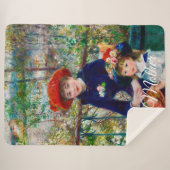 Renoir's Moeder en Kind Sherpa Deken (Voorkant (horizontaal))