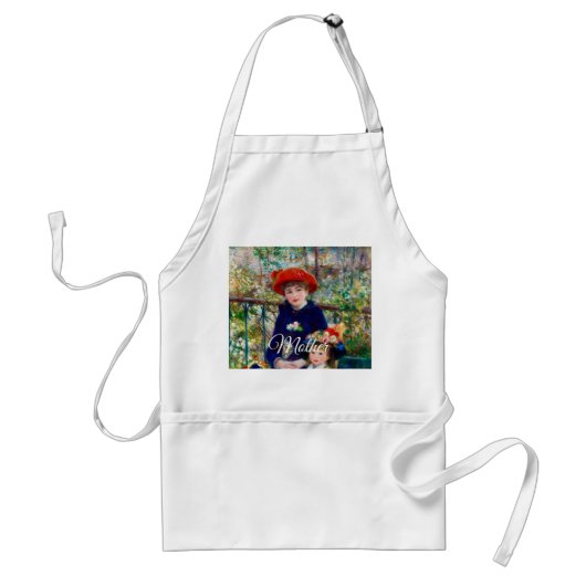Renoirs Moeder en Kind Standaard Schort (Voorkant)