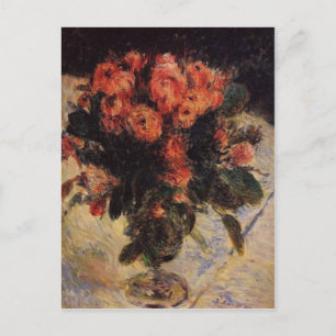 Renoir's Rozen in een Vase-stilstand Briefkaart