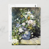 Renoir's "Spring Bouquet" - Briefkaart (Voorkant / Achterkant)