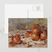 Renoir's stille leven met uien (1881) briefkaart (Voorkant / Achterkant)