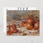 Renoir's stille leven met uien (1881) kaart (Voorkant / Achterkant)