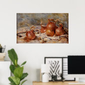 Renoir's stille leven met uien (1881) poster (Thuiskantoor)