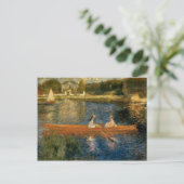 Renoir's The Seine at Asnières (The Skiff) ca. 187 Briefkaart (Staand voorkant)