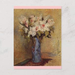 Renoir's Vase van Lilacs en Rozen Briefkaart