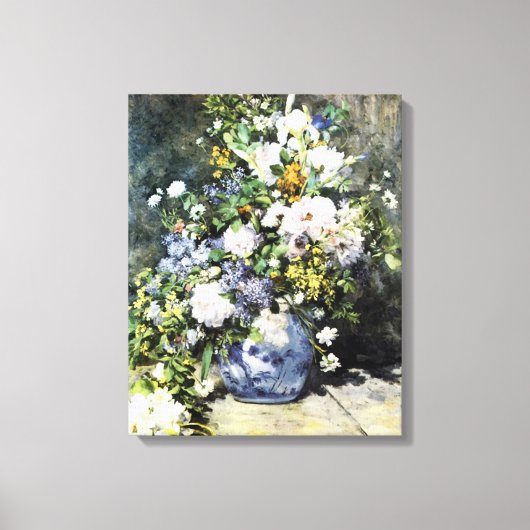 Renoir's "Voorjaarsboeket" Canvas Afdruk (Voorkant)