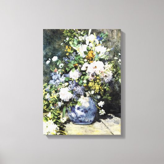 Renoir's "Voorjaarsboeket" Canvas Afdruk (Voorkant)