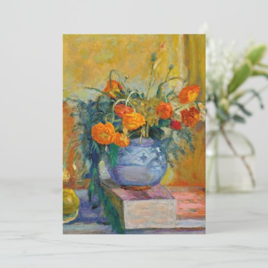 Renoncules au Vase Bleu | Pierre Bonnard (Staand voorkant)