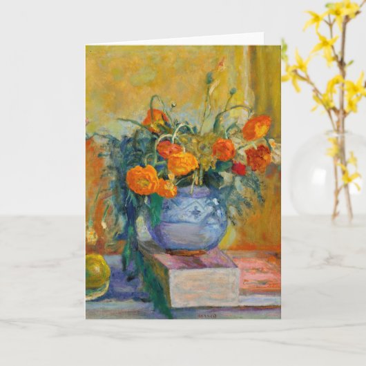 Renoncules au Vase Bleu | Pierre Bonnard Kaart (Gele Bloem)