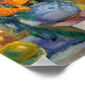 Renoncules au Vase Bleu | Pierre Bonnard Poster (Hoek)