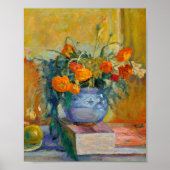 Renoncules au Vase Bleu | Pierre Bonnard Poster (Voorkant)