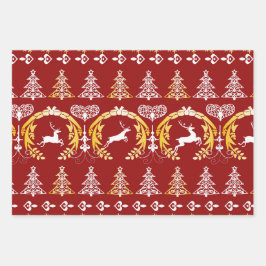 Renos en Navidad Inpakpapier Vel