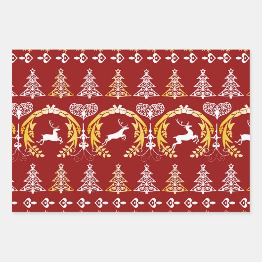 Renos en Navidad Inpakpapier Vel (Voorkant)