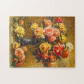 Renovale Rozen in een Vase Puzzle Legpuzzel (Horizontaal)