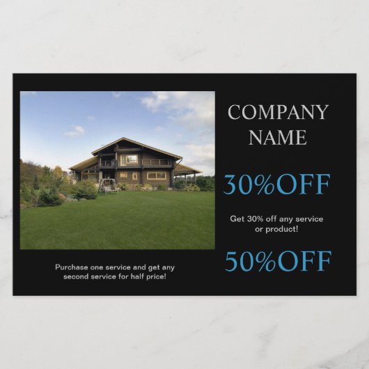 Renovatie Carpentry Bouw landschapsarchitectuur Flyer (Voorkant)