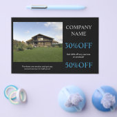Renovatie Carpentry Bouw landschapsarchitectuur Flyer (Enkel)