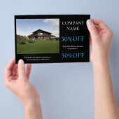 Renovatie Carpentry Bouw landschapsarchitectuur Flyer (Hand)