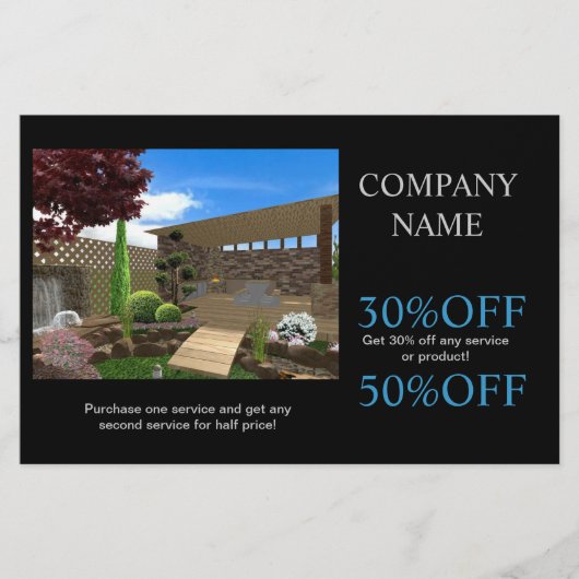 Renovatie Carpentry Bouw landschapsarchitectuur Flyer (Voorkant)