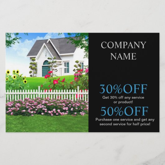 Renovatie Carpentry Bouw landschapsarchitectuur Flyer (Voorkant)