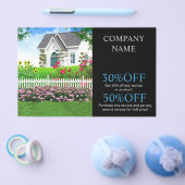 Renovatie Carpentry Bouw landschapsarchitectuur Flyer (Enkel)