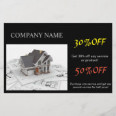 Renovatie Handyman Construction architect Flyer (Voorkant)