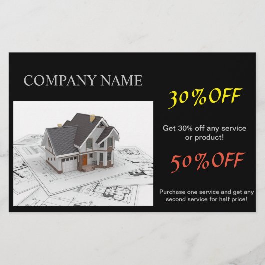 Renovatie Handyman Construction architect Flyer (Voorkant)