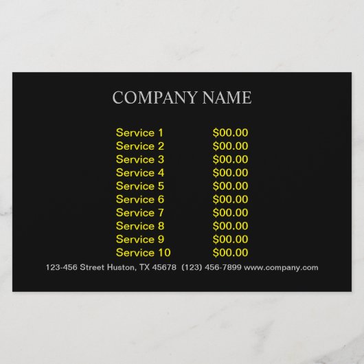 Renovatie Handyman Construction architect Flyer (Achterkant)