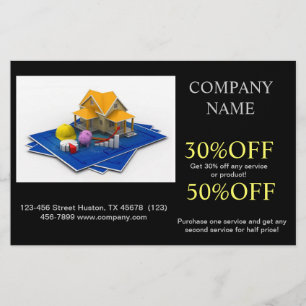 Renovatie Huis Verbouwing Aannemer Bouw Flyer