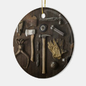 Renovatie Thema, Houden Carpentry Handymen en T Keramisch Ornament (Links)