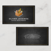 Renovatie van Huizen | Gereedschapskist van de Rep Visitekaartje (Voorkant / Achterkant)