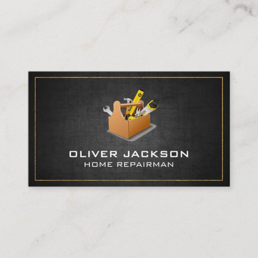 Renovatie van Huizen | Gereedschapskist van de Rep Visitekaartje (Voorkant)