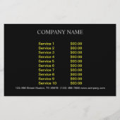 renovatie van woningen voor dakreparatie flyer (Achterkant)