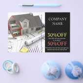 renovatie van woningen voor dakreparatie flyer (Enkel)