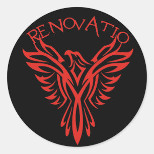Renovatio: Phoenix Ronde Sticker
