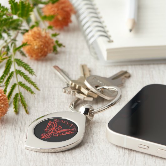 Renovatio: Phoenix Sleutelhanger (Zijkant)