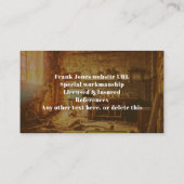 Renovation Home Improvements Visitekaartje (Achterkant)