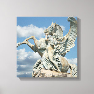 Renown Holding Back Pegasus Canvas Afdruk