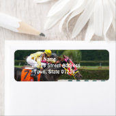 renpaard-8 etiket (Insitu)