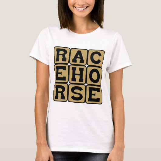 Renpaard, Equestrian Atleet T-shirt (Voorkant)