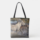 renpaarden canvas tas (Achterkant)